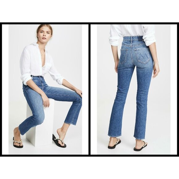 💕MOTHER SUPERIOR💕 Dazzler ~ Cowboys Don't Cry High Rise Straight Leg 24 NWT
